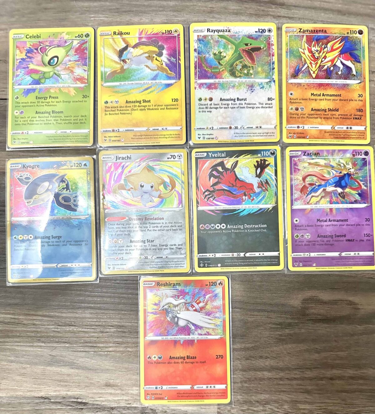 All Pokemon Amazing Rare Cards